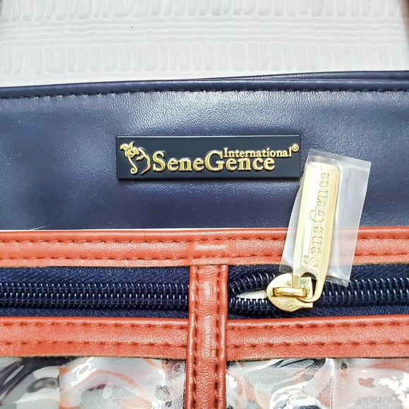 SOLD Senegence Striped Large Display Bag - Picture 2 of 4